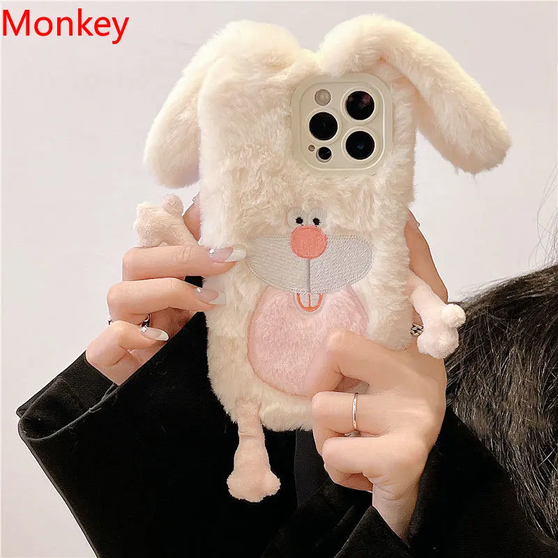 3D Cute Soft Fluffy Rabbit Ears Warm Fur Case For iPhone 14 13 12 11 Pro Max X XR XS 7 8 14Plus Cover Fashion Elegant Phone Case
3D Cute Soft Fluffy Rabbit Ears Warm Fur Case For iPhone 14 13 12 11 Pro Max X XR XS 7 8 14Plus Cover Fashion Elegant Phone Case