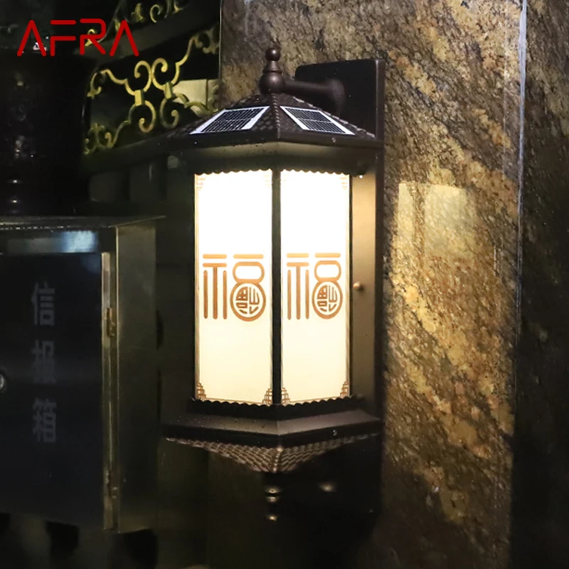 AFRA Solar Wall Lamps Outdoor Black Sconce Light With Remote Control LED Waterproof IP65 for Home Balcony Courtyard
AFRA Solar Wall Lamps Outdoor Black Sconce Light With Remote Control LED Waterproof IP65 for Home Balcony Courtyard