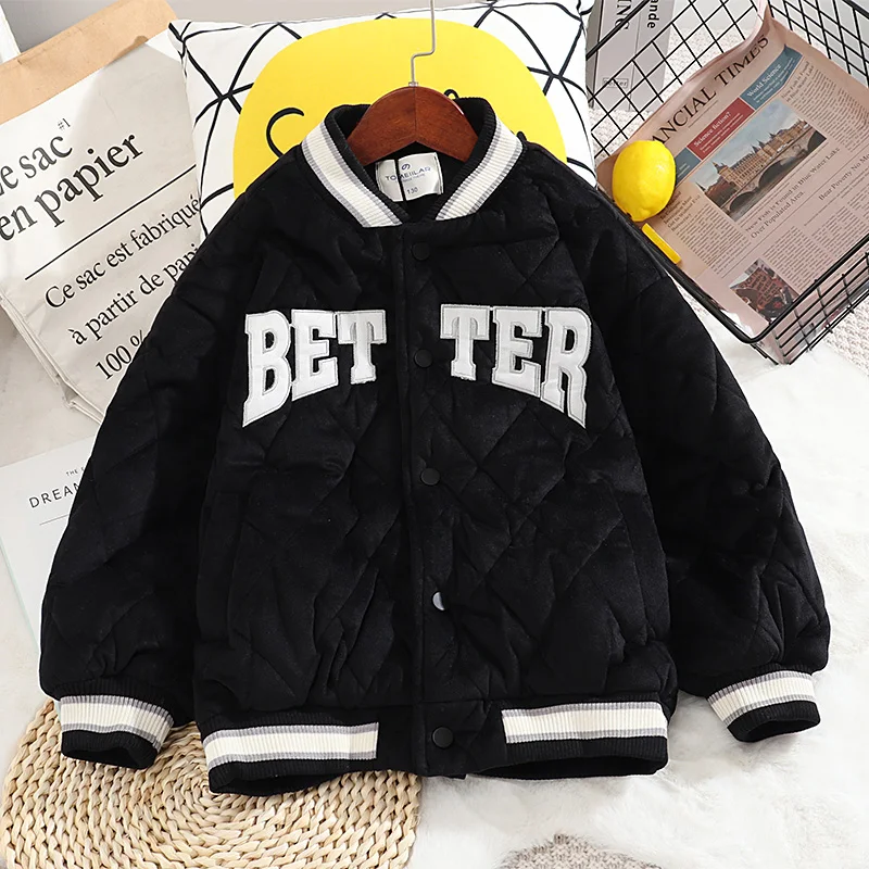 Autumn Winter Boys Padded Baseball Uniform Jacket Children Outerwear for 6-14 Years Kids Casual Warm Coat Tops Clothing 2022 New
Autumn Winter Boys Padded Baseball Uniform Jacket Children Outerwear for 6-14 Years Kids Casual Warm Coat Tops Clothing 2022 New
