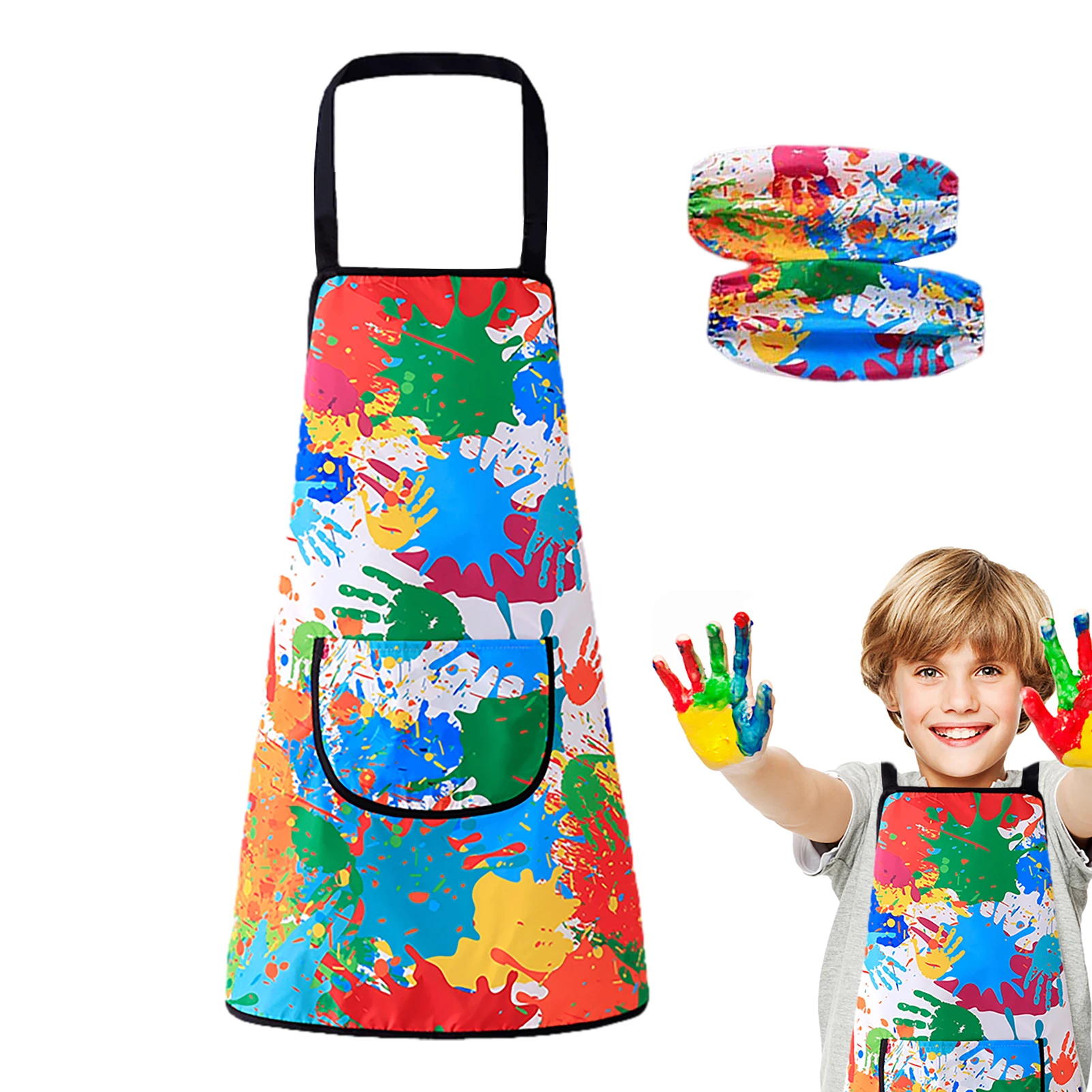 Children's Art Apron Waterproof Artist Painting Aprons Waterproof Kitchen Cooking Chef Apron Smock With 2 Sleeves For Cooking
Children's Art Apron Waterproof Artist Painting Aprons Waterproof Kitchen Cooking Chef Apron Smock With 2 Sleeves For Cooking