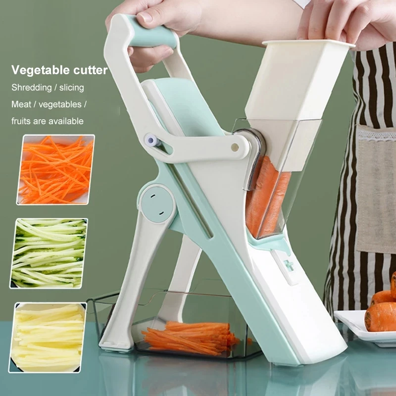 5 In 1 Vegetable Cutter Potato Slicer Food Chopper Fruit Cucumber Carrot Meat Graters Shredder Safe Mandoline Kitchen Gadgets
5 In 1 Vegetable Cutter Potato Slicer Food Chopper Fruit Cucumber Carrot Meat Graters Shredder Safe Mandoline Kitchen Gadgets