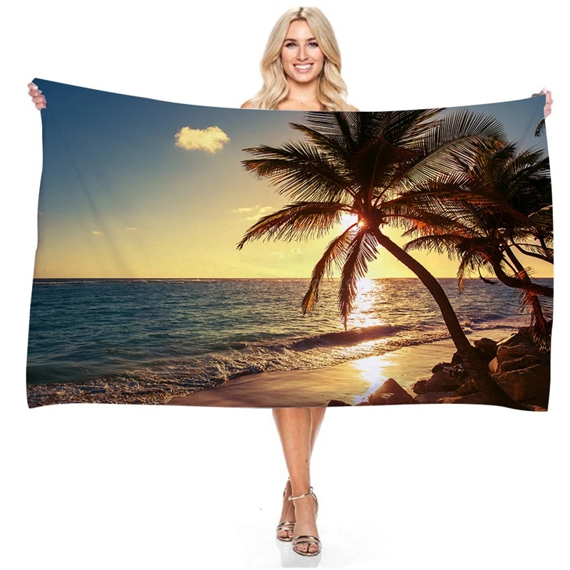 Seaside Sunset Scenery 3D Printed Beach Towel Beach Mat Soft Microfiber Bath Towel Outdoor Swimming Surfing Towels Thin Blanket
Seaside Sunset Scenery 3D Printed Beach Towel Beach Mat Soft Microfiber Bath Towel Outdoor Swimming Surfing Towels Thin Blanket