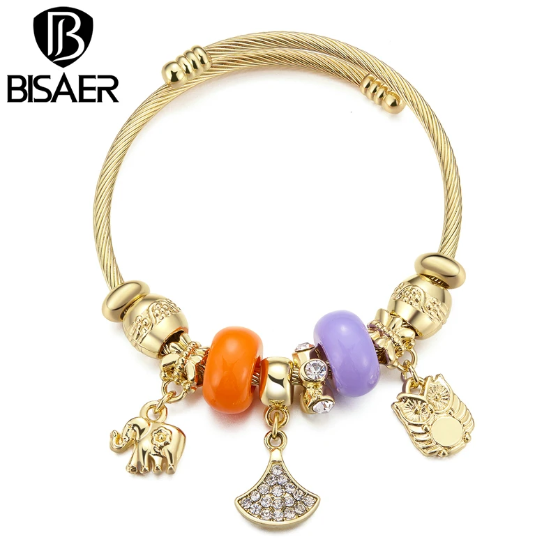 BISAER Bracelet Gold Color Charms Bracelets Pendant Exquisite Iron Tower Colored Beads For Women Bracelet Jewelry 2022 Tend
BISAER Bracelet Gold Color Charms Bracelets Pendant Exquisite Iron Tower Colored Beads For Women Bracelet Jewelry 2022 Tend