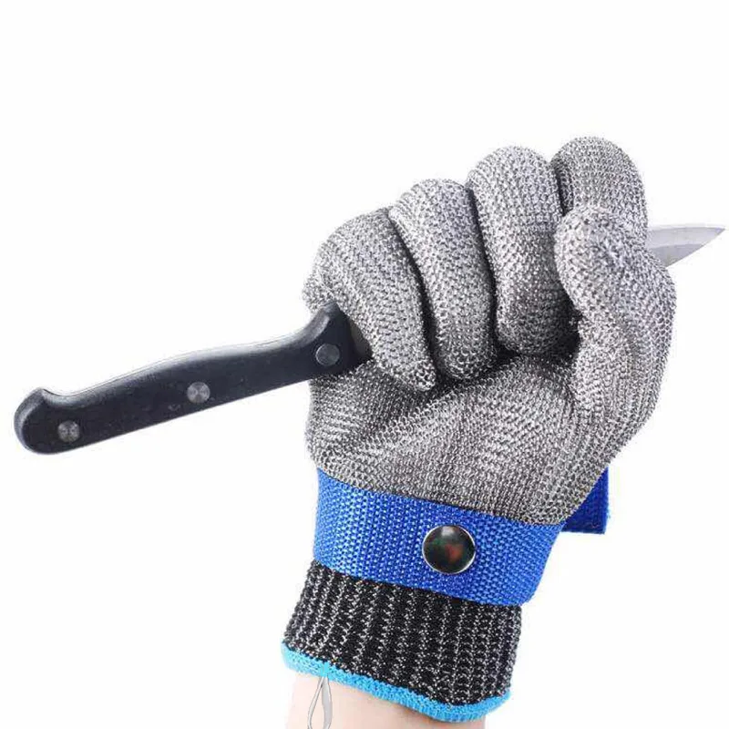 Stainless Steel Grade 5 Anti-cut Wear-resistant Slaughter Gardening Hand Protection Labor Insurance Steel Wire Gloves 1pcs
Stainless Steel Grade 5 Anti-cut Wear-resistant Slaughter Gardening Hand Protection Labor Insurance Steel Wire Gloves 1pcs