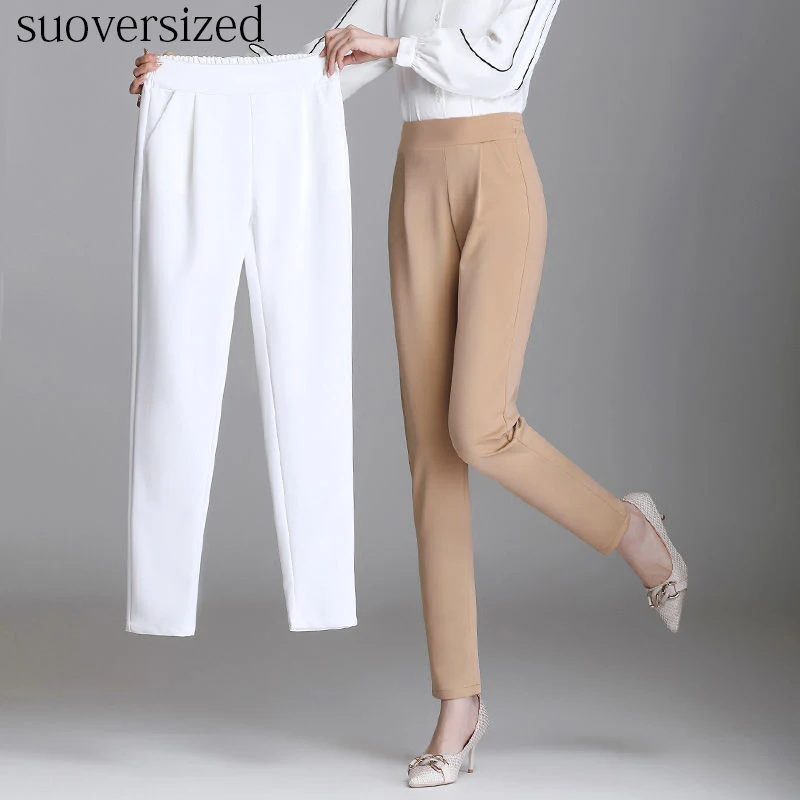 OL Trendy High Waist Casual Suit Capris Women Formal Work Wear Korean Wholesale Harem Pants New Arrival Black Straight Trousers
OL Trendy High Waist Casual Suit Capris Women Formal Work Wear Korean Wholesale Harem Pants New Arrival Black Straight Trousers