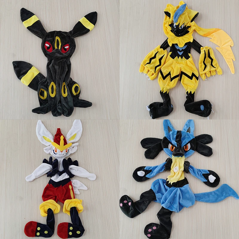 60/75cm Giant Pokemon Skin Eevee Plush Leather Case Umbreon Soft Stuffed Doll Cinderace Zeraora Lucario Dialga Toys for Children
60/75cm Giant Pokemon Skin Eevee Plush Leather Case Umbreon Soft Stuffed Doll Cinderace Zeraora Lucario Dialga Toys for Children