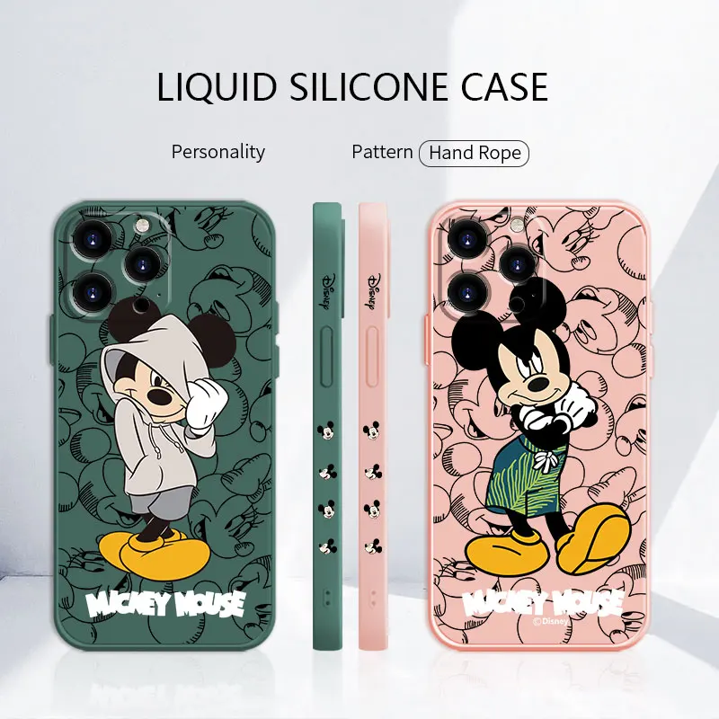 Candy Color Silicone Case For iPhone 13 12 11 Pro Max Mini X XR XS Max 7 8 6 6s Plus SE Liquid Cover Fashion Show Mickey
Candy Color Silicone Case For iPhone 13 12 11 Pro Max Mini X XR XS Max 7 8 6 6s Plus SE Liquid Cover Fashion Show Mickey