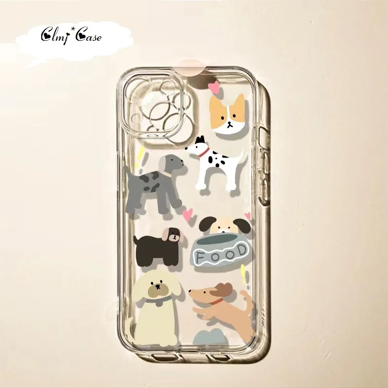 Clmj Cute Dog Puppy Phone Case For iPhone 11 Pro Max 14 12 Mini 13 7 8 Plus Se 2020 XR X XS Max Soft Silicone Protective Cover
Clmj Cute Dog Puppy Phone Case For iPhone 11 Pro Max 14 12 Mini 13 7 8 Plus Se 2020 XR X XS Max Soft Silicone Protective Cover