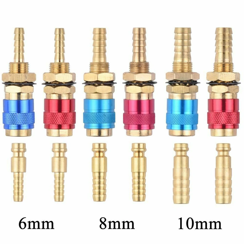Connector 6mm 8mm 10mm Adapter Fitting For MIG TIG Welding Torches Plug Water/air Connection Welding Equipment Accessories
Connector 6mm 8mm 10mm Adapter Fitting For MIG TIG Welding Torches Plug Water/air Connection Welding Equipment Accessories