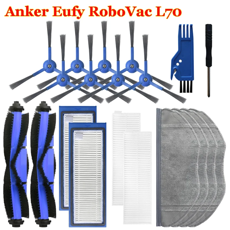 For Anker Eufy RoboVac L70 Robot Vacuum Cleaner Spare Parts Main Brush Side Brush HEPA Filter Mop Cloth Replacement Accessories
For Anker Eufy RoboVac L70 Robot Vacuum Cleaner Spare Parts Main Brush Side Brush HEPA Filter Mop Cloth Replacement Accessories