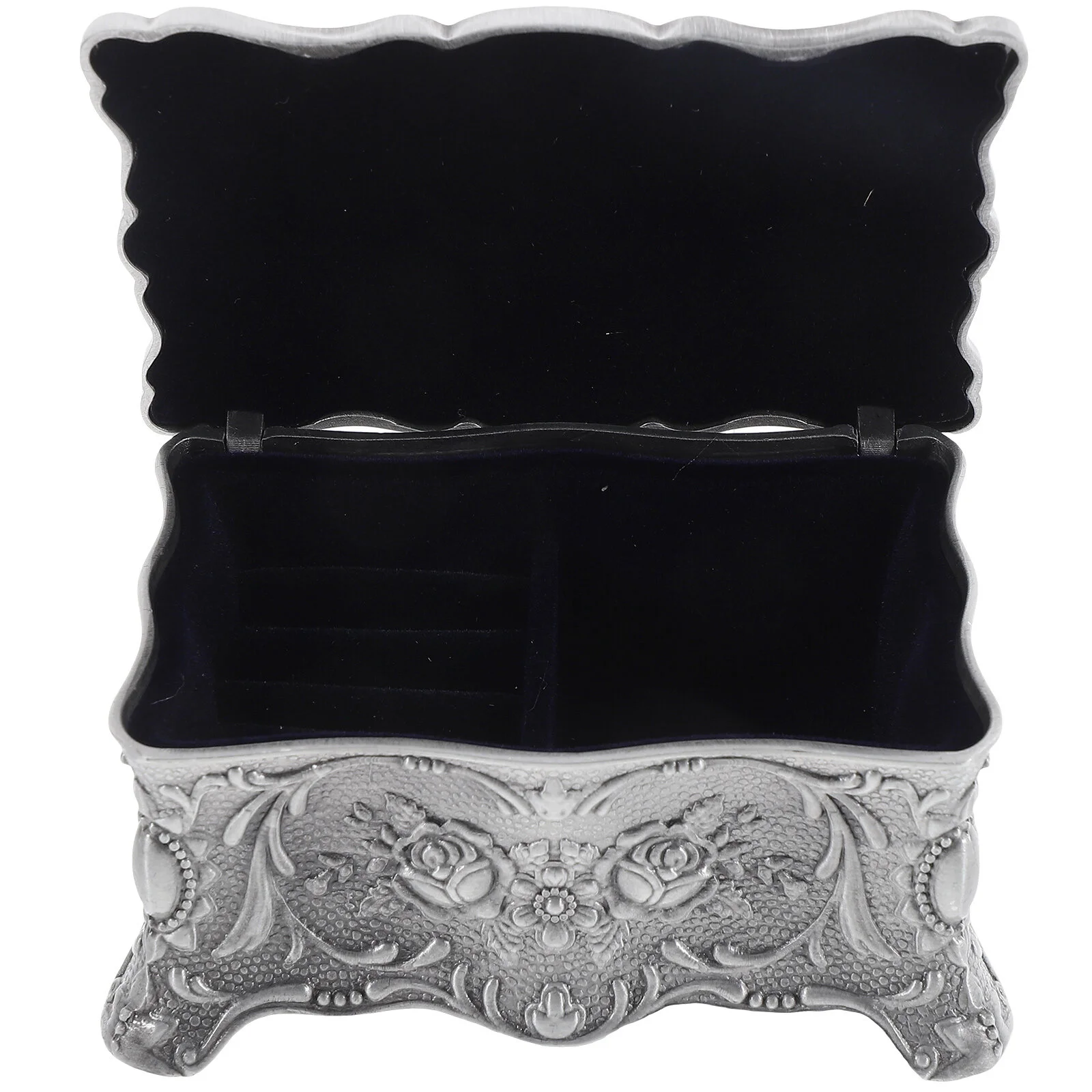 Vintage Embossed Pattern Jewelry Box European Style Jewelry Case Footed Trinket Box
Vintage Embossed Pattern Jewelry Box European Style Jewelry Case Footed Trinket Box
