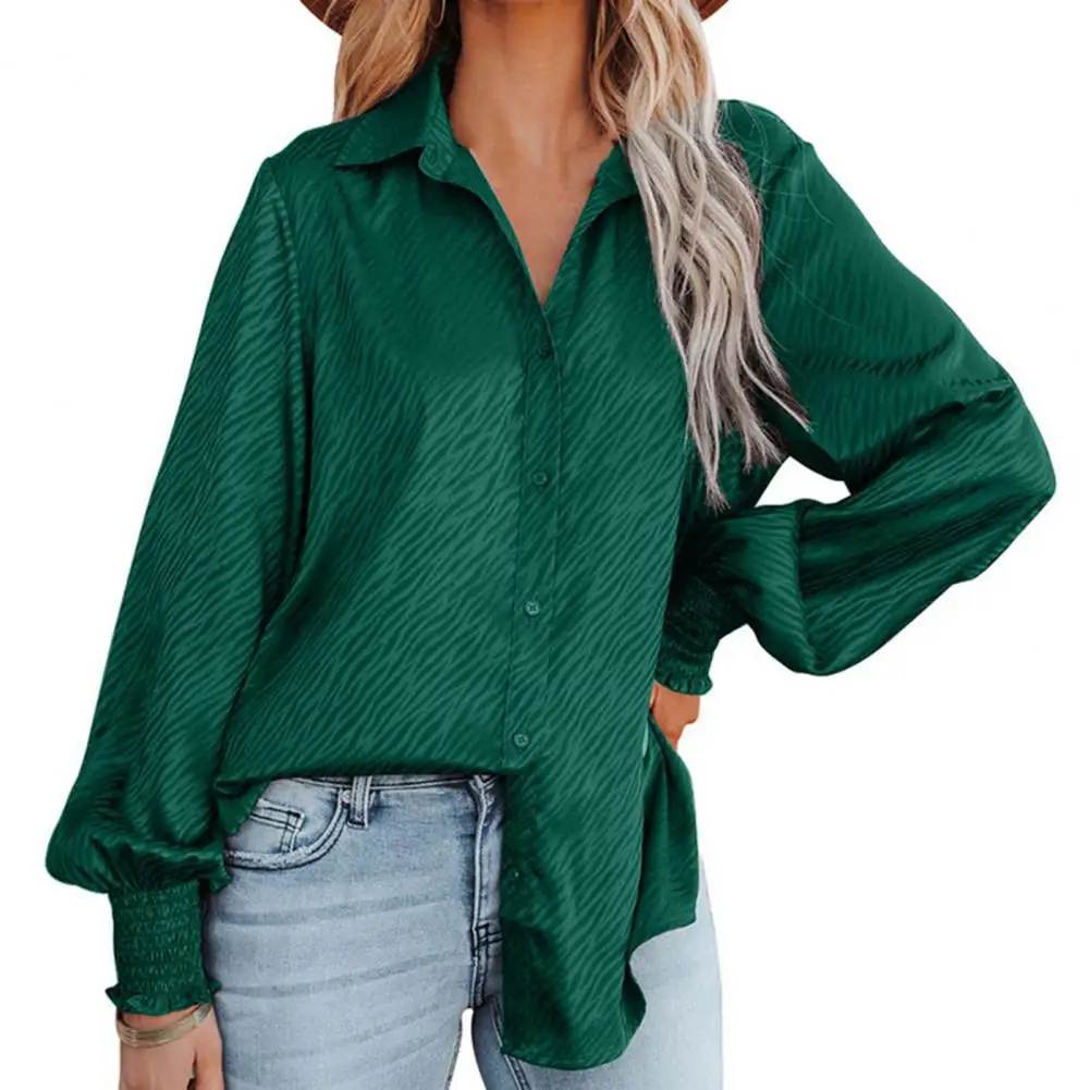 Autumn Women Shirt Turn-Down Collar Lantern Long Sleeve Buttons Down Fashion Zebra Printing Casual Shirt Blouse Female Clothing
Autumn Women Shirt Turn-Down Collar Lantern Long Sleeve Buttons Down Fashion Zebra Printing Casual Shirt Blouse Female Clothing