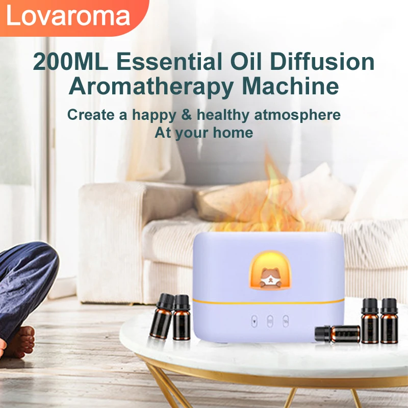 Lovaroma H8 Series Cute Cartoon Flame USB Humidifier Aroma Diffuser Machine Home Appliance Essential Oil Simulated Fire 2023 NEW
Lovaroma H8 Series Cute Cartoon Flame USB Humidifier Aroma Diffuser Machine Home Appliance Essential Oil Simulated Fire 2023 NEW