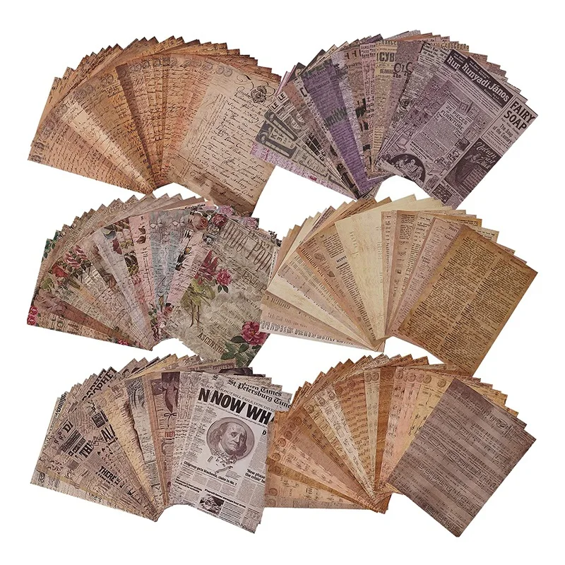 Бумага для скрапбукинга 180 шт., набор принадлежностей для винтажного дневника «сделай сам» для скрапбукинга, подходит для нежелательного жу... 
Бумага для скрапбукинга 180 шт., набор принадлежностей для винтажного дневника «сделай сам» для скрапбукинга, подходит для нежелательного жу...