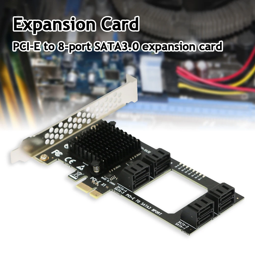 Расширитель PCI Express на SATA3.0, усилитель для ПК PCI-E 8 SATA Gen III, адаптеры 6G, удлинитель, множители инструментов 
Расширитель PCI Express на SATA3.0, усилитель для ПК PCI-E 8 SATA Gen III, адаптеры 6G, удлинитель, множители инструментов