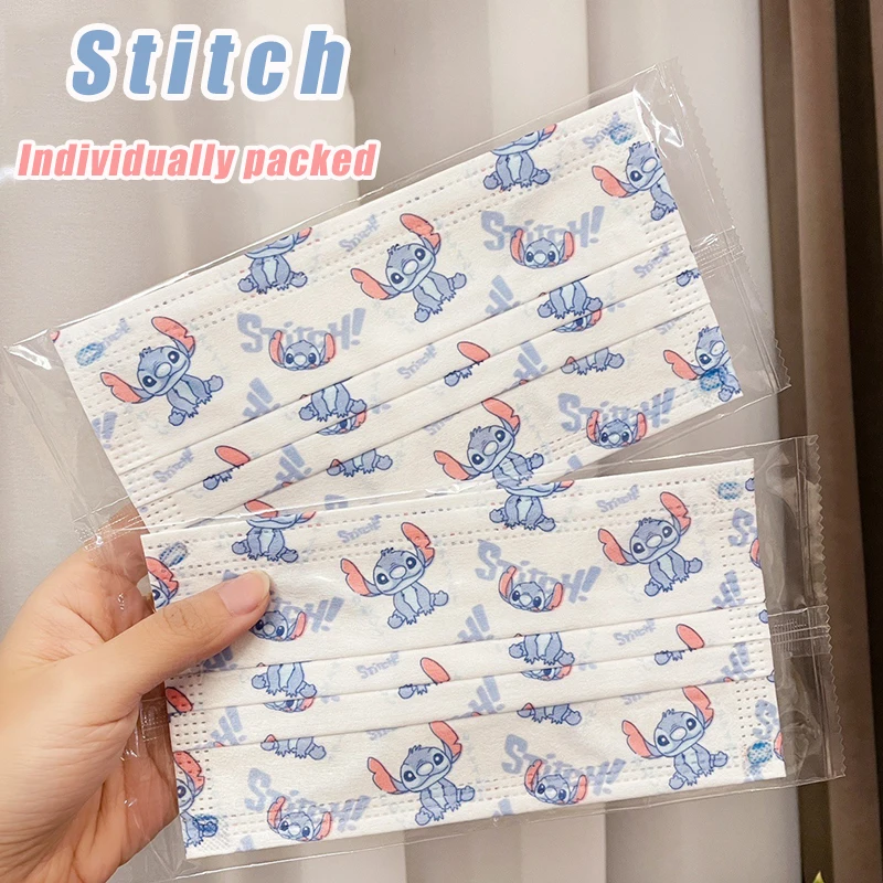 50/100pcs Adult Children Face Mouth Mask Disposable Disney Stitch Cute Print Mascarilla Three Layer Protection Dustproof Masque
50/100pcs Adult Children Face Mouth Mask Disposable Disney Stitch Cute Print Mascarilla Three Layer Protection Dustproof Masque