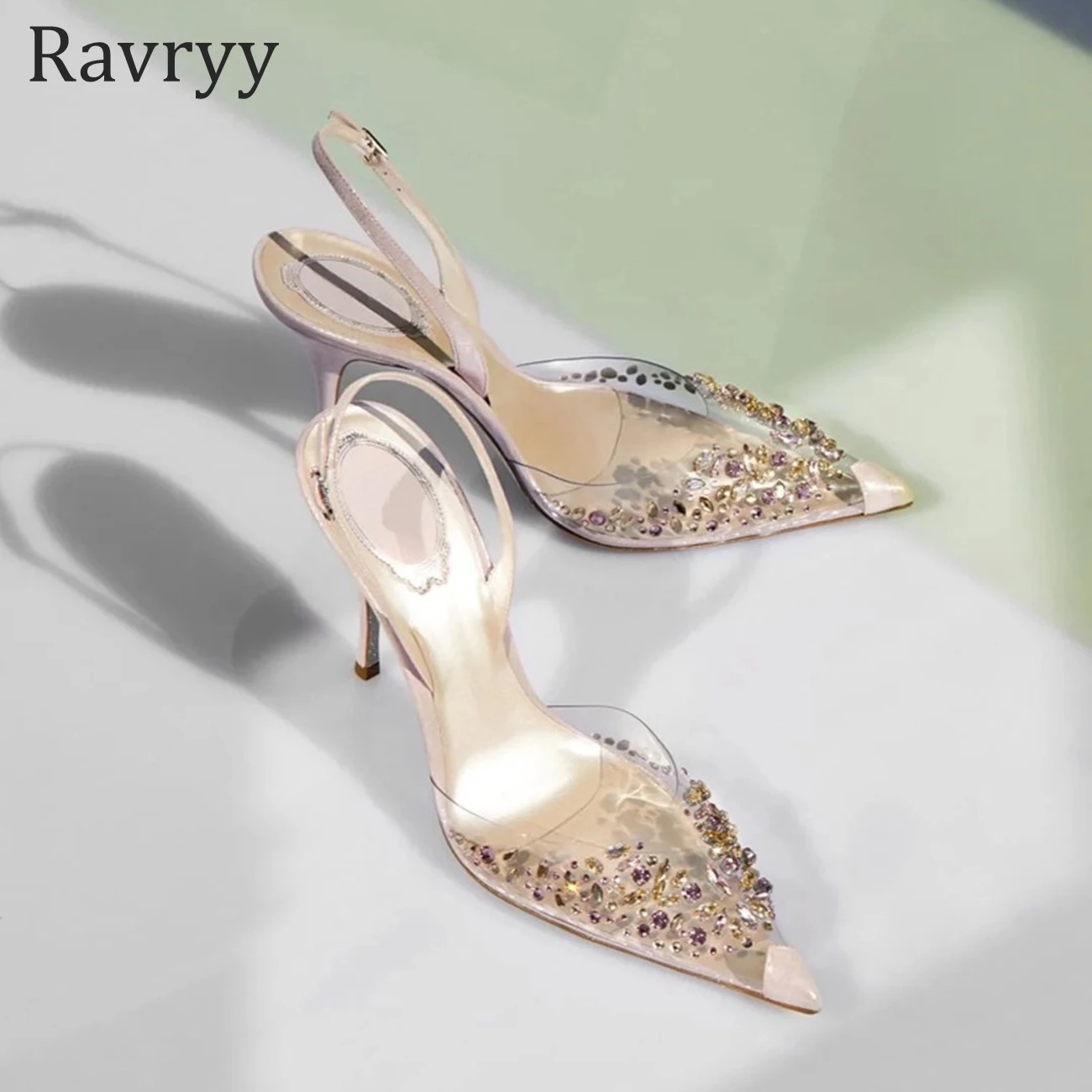 Pink Sweet Pointed Rhinestone Transparent High-heeled Shoes Silver Simple and Elegant Women Shoes Breathable Stiletto Shoes
Pink Sweet Pointed Rhinestone Transparent High-heeled Shoes Silver Simple and Elegant Women Shoes Breathable Stiletto Shoes