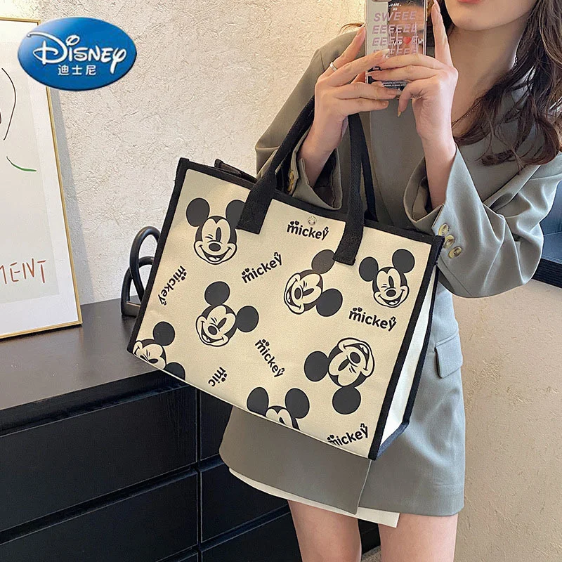 Disney 2023 New Mickey Canvas Handbag Luxury Brand Ladies Shoulder Bag Large Capacity High Quality Portable Travel Messenger Bag
Disney 2023 New Mickey Canvas Handbag Luxury Brand Ladies Shoulder Bag Large Capacity High Quality Portable Travel Messenger Bag