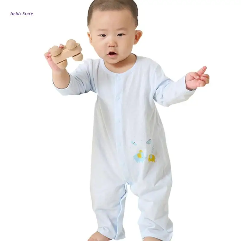 

Unisex Baby Boys Girls Crawling Suit One-piece Long Sleeve Summer Outer Garment Romper Creeper Outfit Onesies