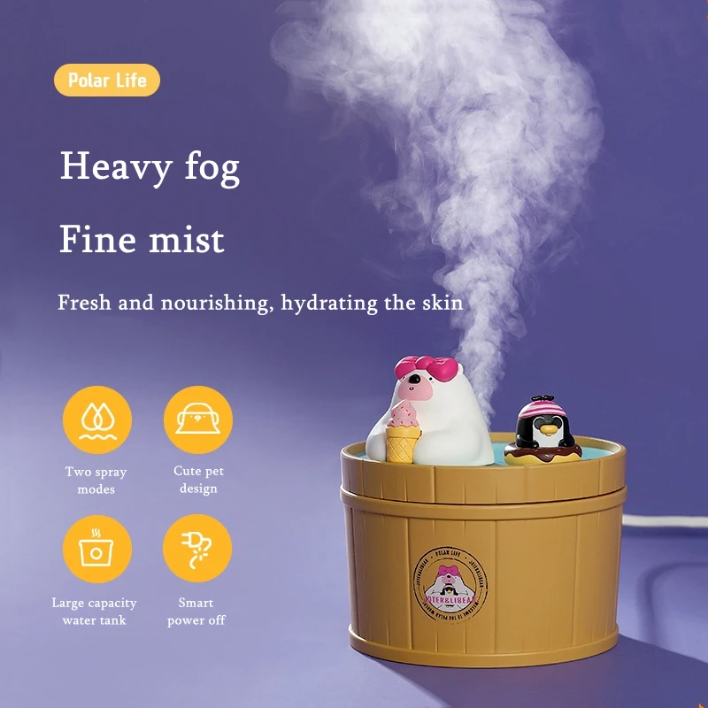 Cute Bear Ultrasonic Air Humidifier USB Mist Maker Fogger Home Air Purifying Moisturizing Aromatherapy Diffuser Humidificador
Cute Bear Ultrasonic Air Humidifier USB Mist Maker Fogger Home Air Purifying Moisturizing Aromatherapy Diffuser Humidificador