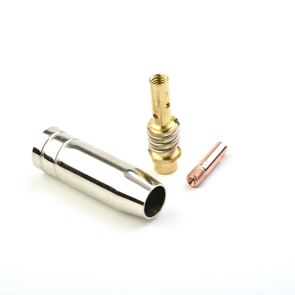 3pcs Welding Nozzles 15AK 1.0mm Contact Tip CO2 MIG Torch Tip Holders+Nozzles Gas Nozzle Welding Accessories Metalworking Tools
3pcs Welding Nozzles 15AK 1.0mm Contact Tip CO2 MIG Torch Tip Holders+Nozzles Gas Nozzle Welding Accessories Metalworking Tools