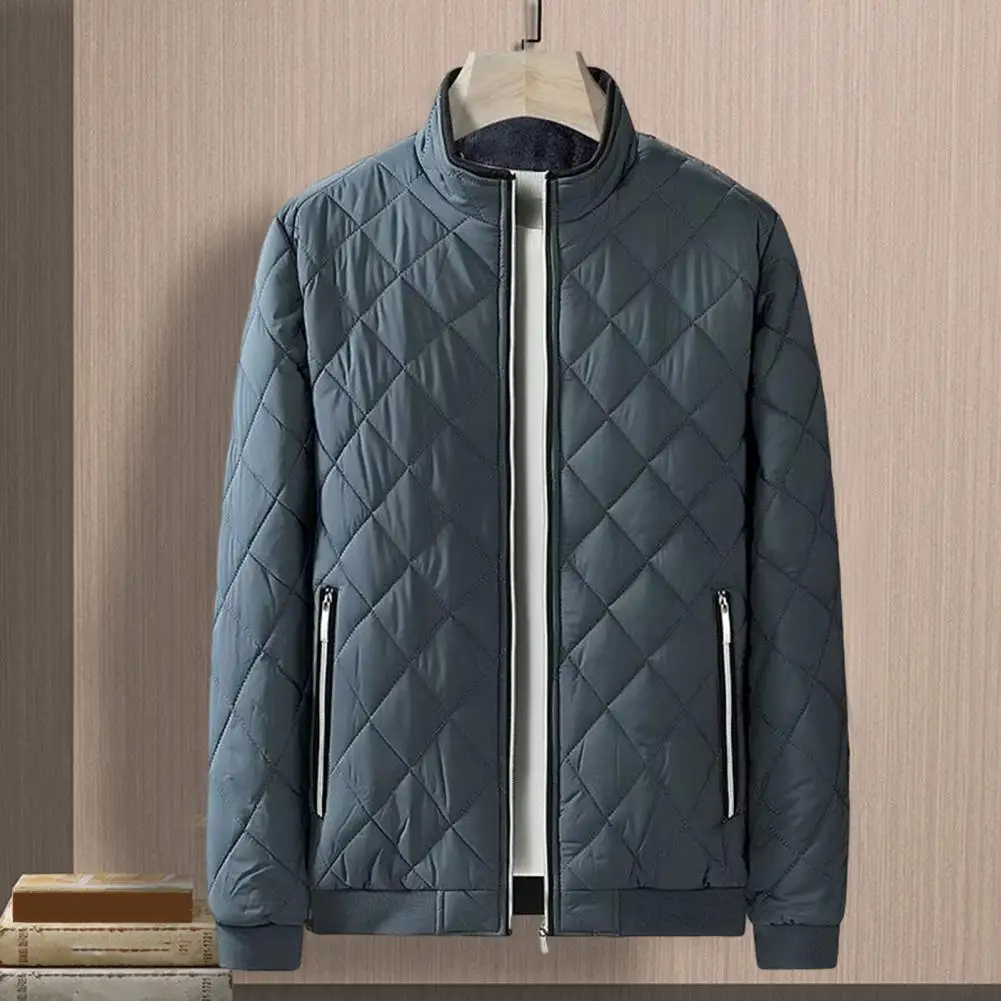 Modern Elastic Cuffs Winter Coat Zipper Closure Fall Winter Pure Color Warm Casual Cotton Jacket Anti-freeze
Modern Elastic Cuffs Winter Coat Zipper Closure Fall Winter Pure Color Warm Casual Cotton Jacket Anti-freeze