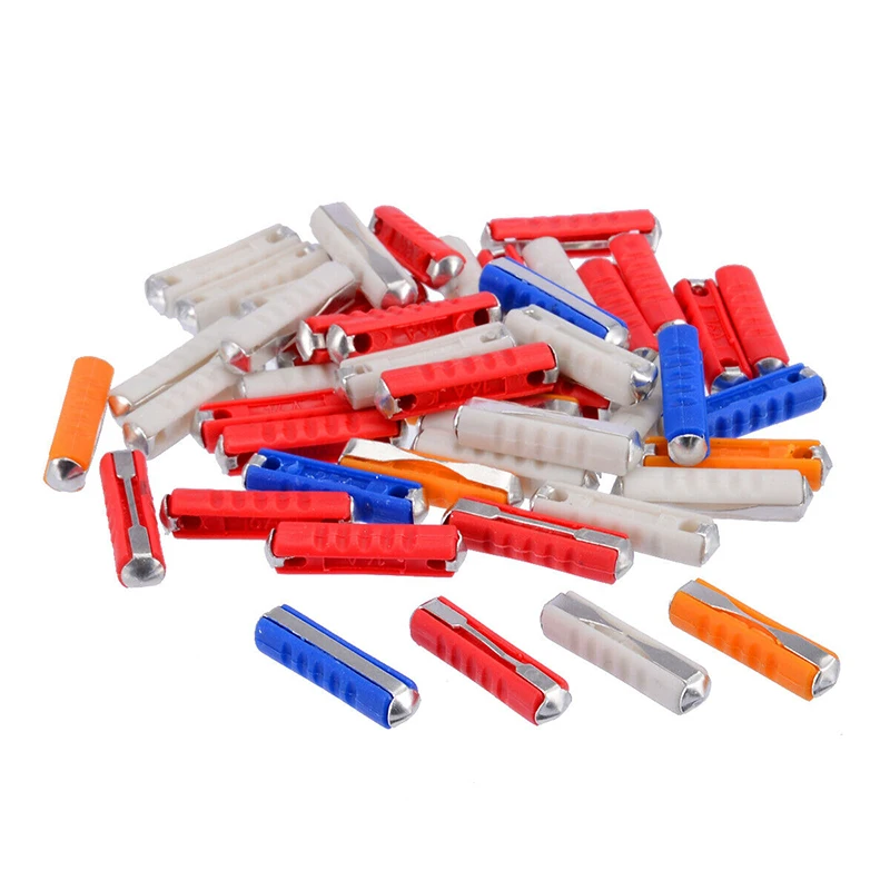 Classic Fuses Protect circuits 50Pcs Car Auto Ceramic Continental Torpedo Style Kit Accessory Amperage Durable
Classic Fuses Protect circuits 50Pcs Car Auto Ceramic Continental Torpedo Style Kit Accessory Amperage Durable