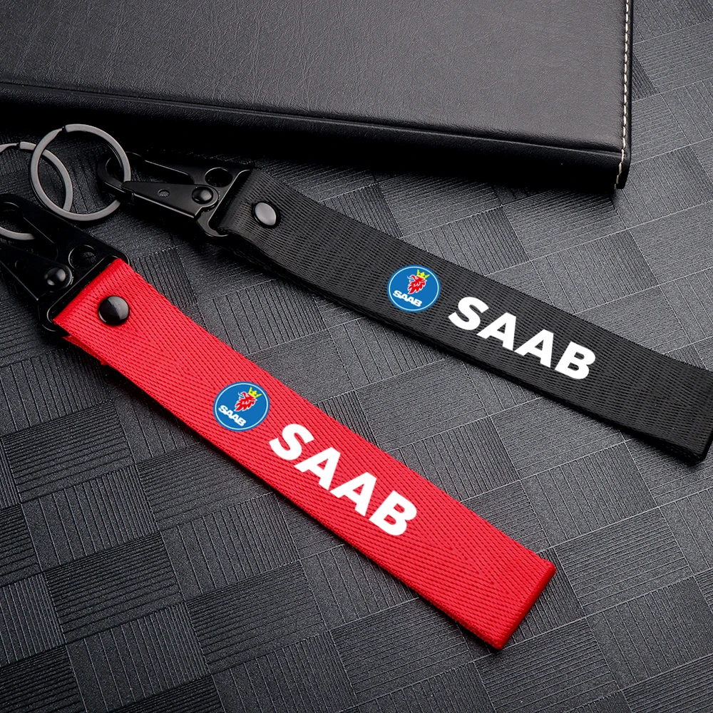 1PCS Metal Nylon Car Badge Keychain Keyring Key Lanyard Auto Accessories For SAAB Scania 93 95 9000 600 99 97X Turbo X Monster
1PCS Metal Nylon Car Badge Keychain Keyring Key Lanyard Auto Accessories For SAAB Scania 93 95 9000 600 99 97X Turbo X Monster