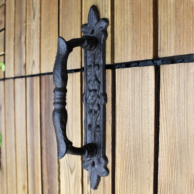 European Retro Cast Iron Craft Door Handles For Garden/Courtyard Door Handle Decoration For Home Door
European Retro Cast Iron Craft Door Handles For Garden/Courtyard Door Handle Decoration For Home Door