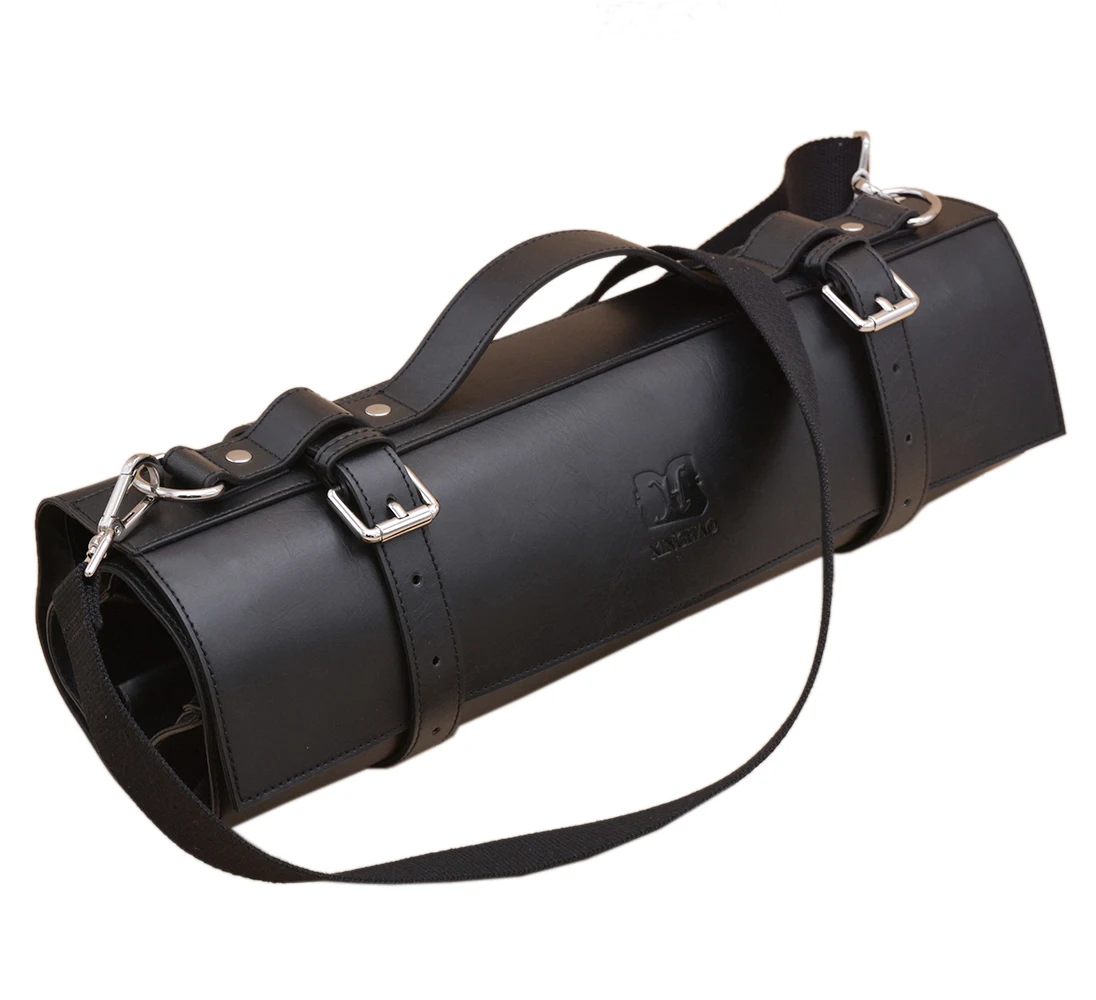Hand-made Professional Leather Knife Roll kitchen knife tool Bag Hunter Pro Scratch Proof travel Large Leather Chef Knife Bag
Hand-made Professional Leather Knife Roll kitchen knife tool Bag Hunter Pro Scratch Proof travel Large Leather Chef Knife Bag