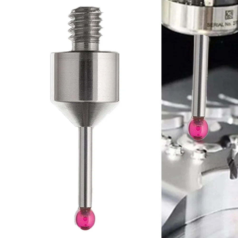 CMM Touch Probe Stylus 3mm Red Gemstone Ball M5 Thread 20mm Length BV--M5-5208 Touch Probe CMM Three Coordinate Probe Tool
CMM Touch Probe Stylus 3mm Red Gemstone Ball M5 Thread 20mm Length BV--M5-5208 Touch Probe CMM Three Coordinate Probe Tool