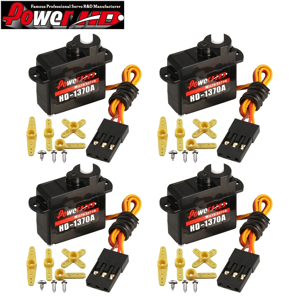Power HD HD-1370A 4.8V-6V 3.7g Digital Micro Mini Servo Plastic Gear For RC Drone F3P EP200+ Car Buggy Robot Helicopter
Power HD HD-1370A 4.8V-6V 3.7g Digital Micro Mini Servo Plastic Gear For RC Drone F3P EP200+ Car Buggy Robot Helicopter