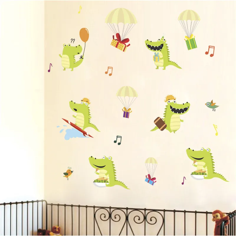 Cartoon Crocodile Balloons Wall Stickers For Home Decorations Kids Room Bedroom Mural Art Diy Safari Decal Pvc Poster
Cartoon Crocodile Balloons Wall Stickers For Home Decorations Kids Room Bedroom Mural Art Diy Safari Decal Pvc Poster