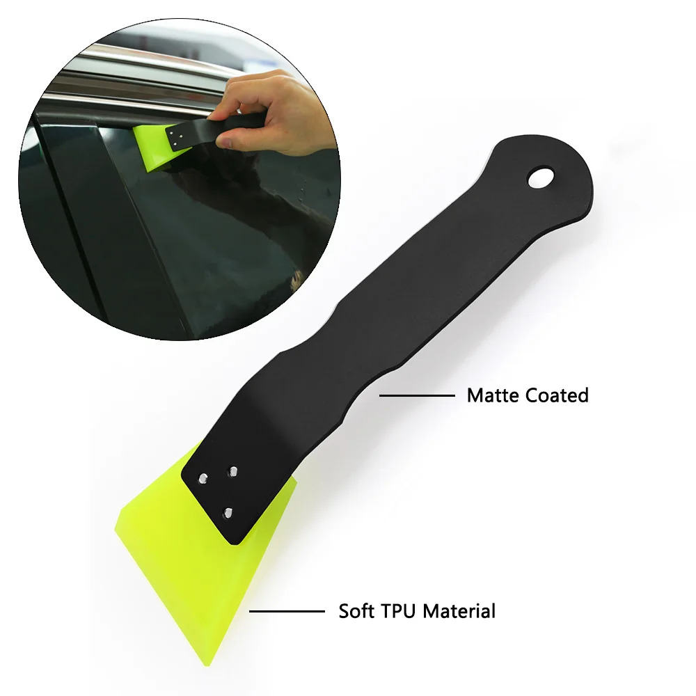 EHDIS Cleaning Squeegee with Soft Rubber Blade Car Window Film Stickers Installing Tool Glass Water Removal Scraper
EHDIS Cleaning Squeegee with Soft Rubber Blade Car Window Film Stickers Installing Tool Glass Water Removal Scraper