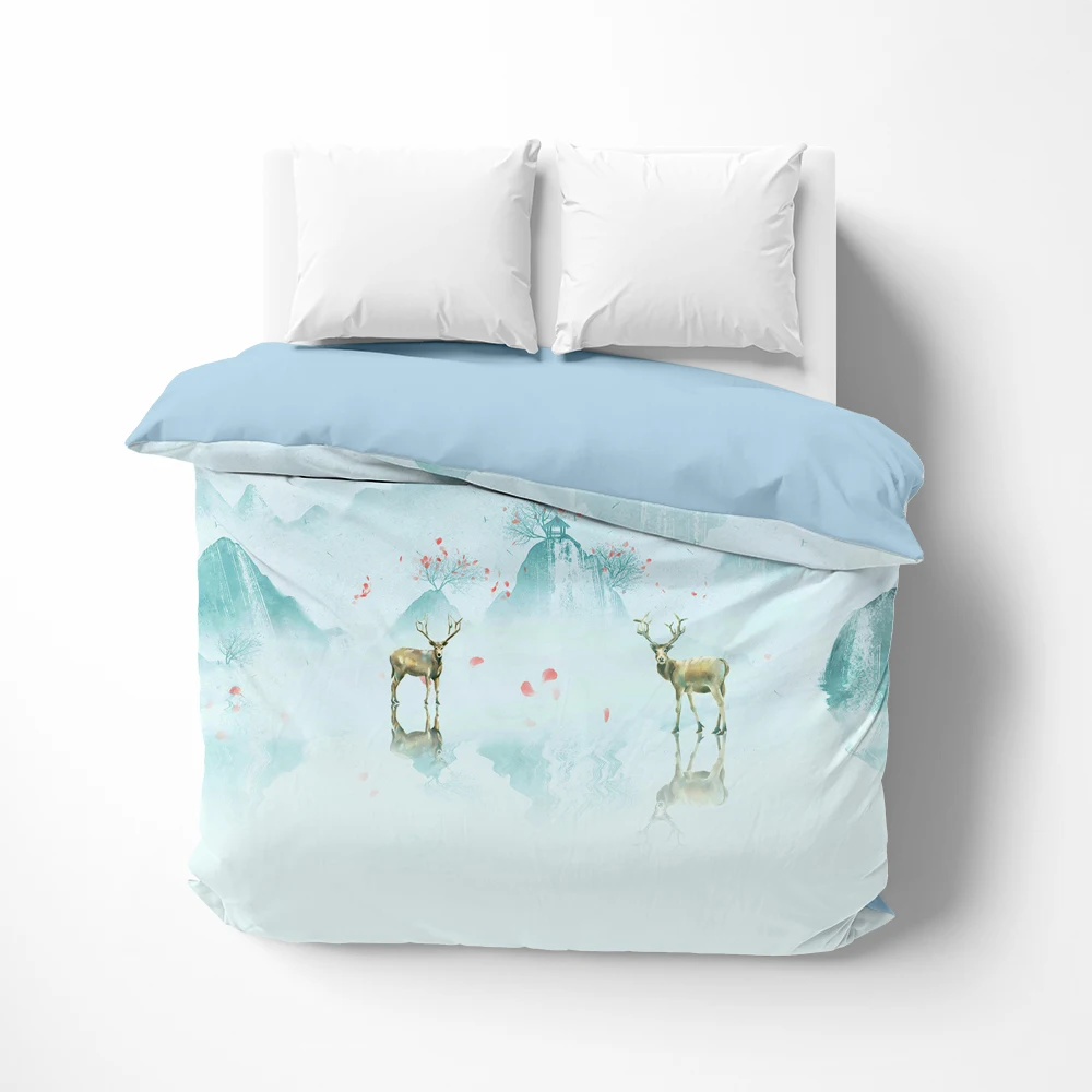 1Pc Luxury Duvet cover Quilt Cover Blanket/Comfortable Case Bedding 140x200 150x200 135x200 240x220 Customized size scenery blue
1Pc Luxury Duvet cover Quilt Cover Blanket/Comfortable Case Bedding 140x200 150x200 135x200 240x220 Customized size scenery blue