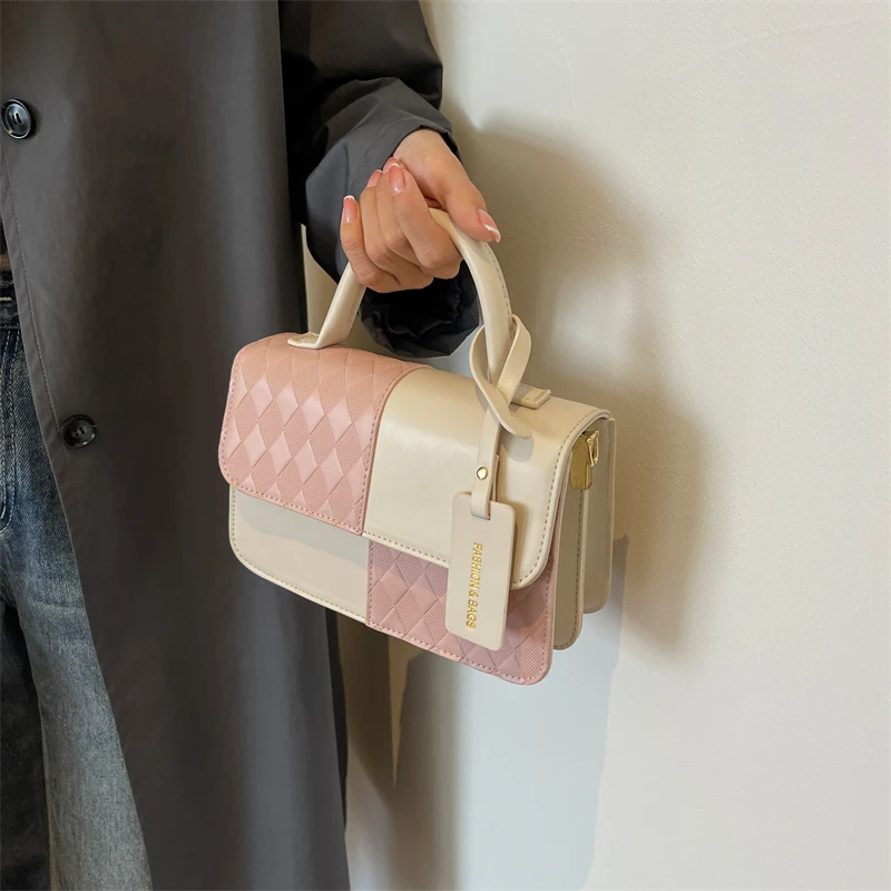 Women Fashion Handbag Casual Small Square Bag Female High Quality Luxury Shoulder Bags Checked Crossbody Bags PU Purses
Women Fashion Handbag Casual Small Square Bag Female High Quality Luxury Shoulder Bags Checked Crossbody Bags PU Purses