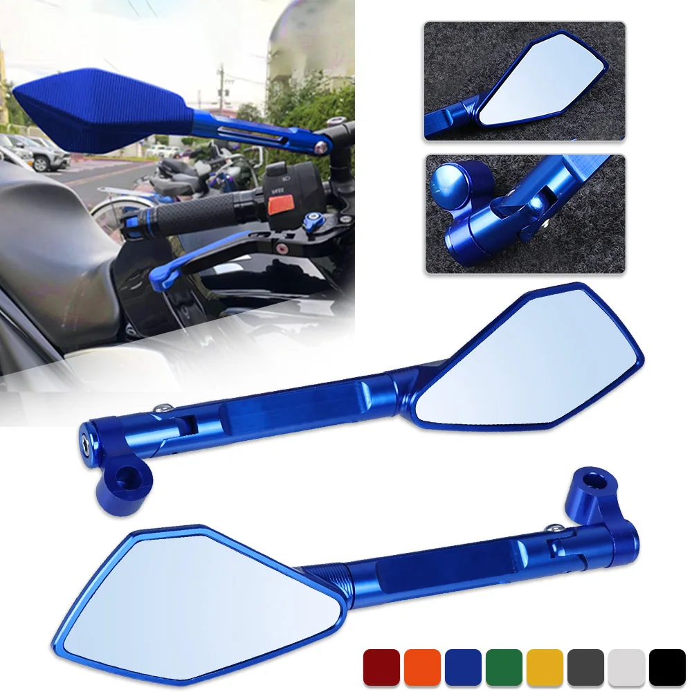 

Motorcycle CNC ALUMINUM Rearview Side Mirrors 8mm 10mm For YAMAHA XMAX125 200 250 400 X MAX 125 X-MAX200 all years