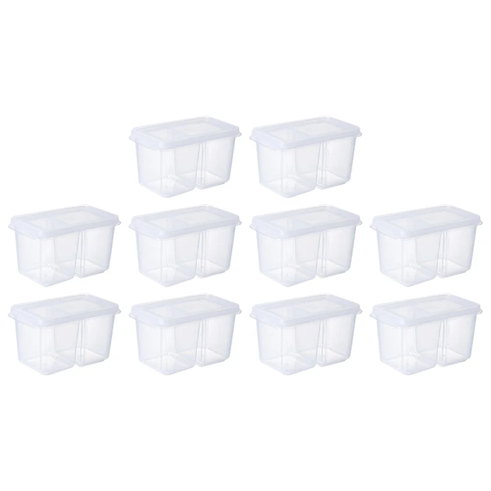 10 Pcs Veggie Containers Refrigerator Box Household Kitchen Storage Organizer Sauce Storage Box Storage Box
10 Pcs Veggie Containers Refrigerator Box Household Kitchen Storage Organizer Sauce Storage Box Storage Box