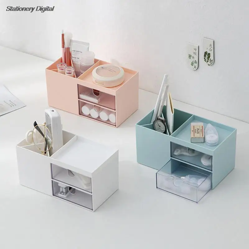 Desktop Drawer Storage Box Novel Large Capacity Desktop Accessories Multifunctional Organizer Box Sundries Cosmetic Storage Box 
Desktop Drawer Storage Box Novel Large Capacity Desktop Accessories Multifunctional Organizer Box Sundries Cosmetic Storage Box