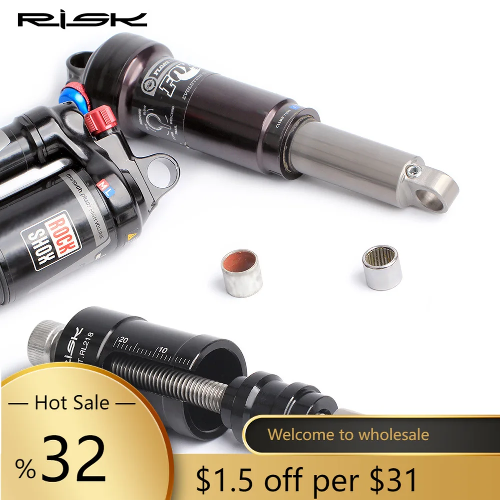 RISK Bike Bicycle Rear Shock Absorber Bushing Disassembly Tool 90mm Length Stainless Steel Bicycle Parts
RISK Bike Bicycle Rear Shock Absorber Bushing Disassembly Tool 90mm Length Stainless Steel Bicycle Parts
