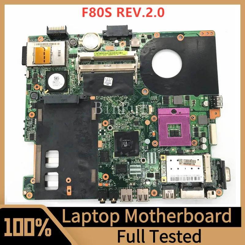 F80S REV.2.0 Mainboard For Asus Laptop Motherboard 216-0707009 100% Full Tested Working Well
F80S REV.2.0 Mainboard For Asus Laptop Motherboard 216-0707009 100% Full Tested Working Well