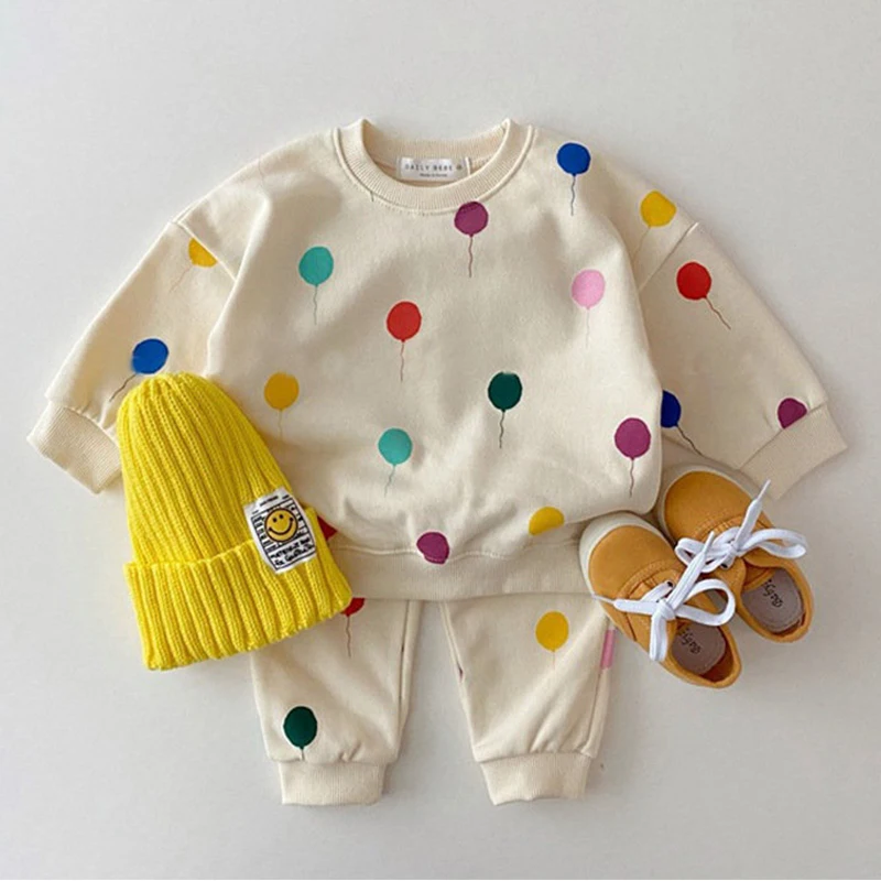 Infant Toddler Girl Sets Spring Autumn Love Balloon Kids Clothes Boy Girls Sweater Pants Children Clothing Sets Girl Clothes
Infant Toddler Girl Sets Spring Autumn Love Balloon Kids Clothes Boy Girls Sweater Pants Children Clothing Sets Girl Clothes