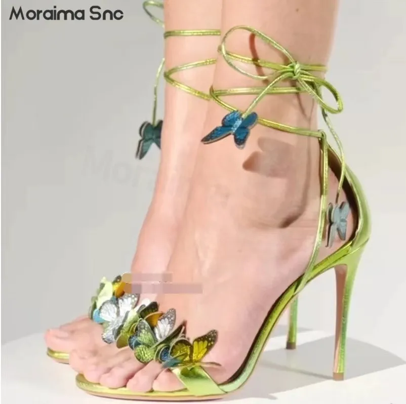 Spring and Summer New Butterfly Lace-Up High Heels Stiletto Round Head Sexy One-Line Strap Sandals Sexy Women Sandals
Spring and Summer New Butterfly Lace-Up High Heels Stiletto Round Head Sexy One-Line Strap Sandals Sexy Women Sandals