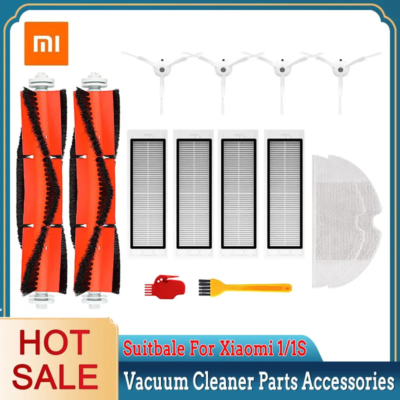 Hepa Filter for Xiaomi Mijia 1 1s Roborock S5 S50 Max Mi Robot Vacuum Cleaner Mop Roller Side Brush Accessories Spare Parts Kit
Hepa Filter for Xiaomi Mijia 1 1s Roborock S5 S50 Max Mi Robot Vacuum Cleaner Mop Roller Side Brush Accessories Spare Parts Kit