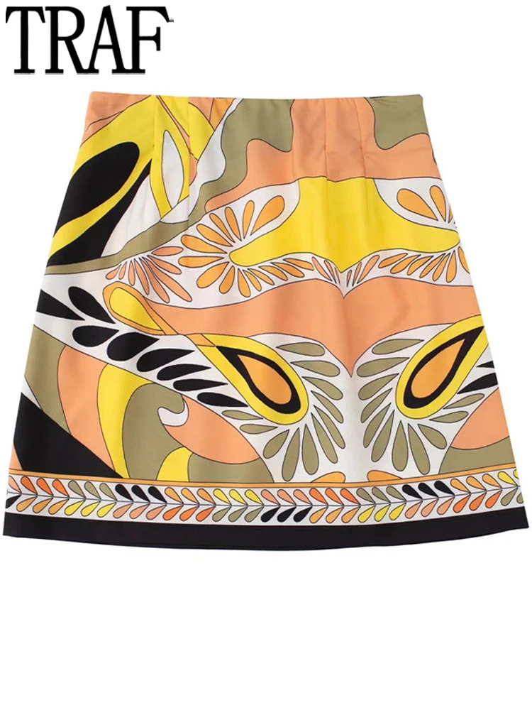 TRAF Printed Mini Skirts Womens 2022 High Waist Beach Women Skirt Sets Fashion Boho Short Skirt Woman Streetwear Summer Skirts
TRAF Printed Mini Skirts Womens 2022 High Waist Beach Women Skirt Sets Fashion Boho Short Skirt Woman Streetwear Summer Skirts