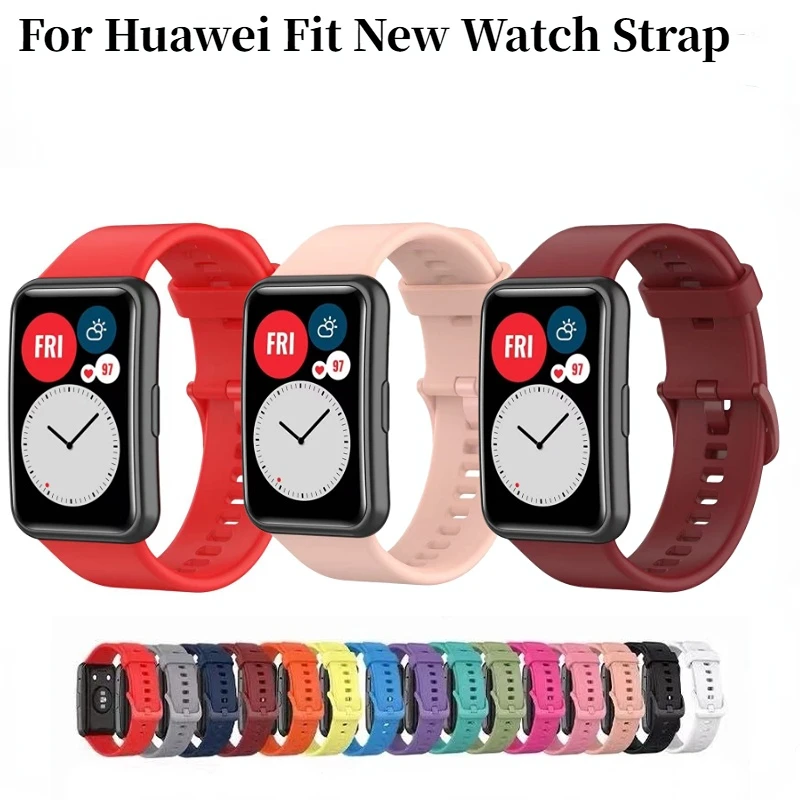 Silicone Strap For Huawei Watch Fit Original Smartwatch bracelet wristband protective case for Huawei Watch Fit New Strap Correa 
Silicone Strap For Huawei Watch Fit Original Smartwatch bracelet wristband protective case for Huawei Watch Fit New Strap Correa