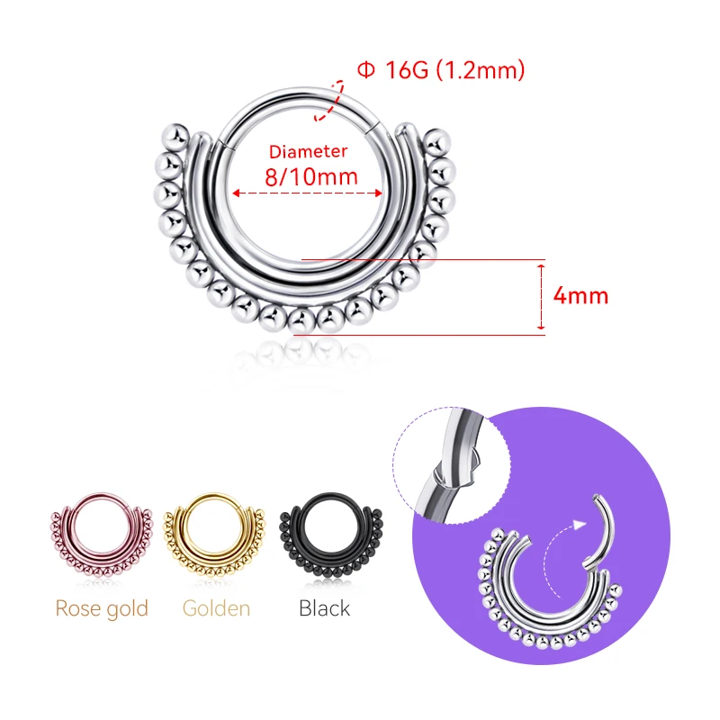 1pcs 16G Sector Zircon Astm F136 Titanium Nose Ring Piercing Jewelry Closed Mouth Nose Ring For Women Stainless Nose Piercing
1pcs 16G Sector Zircon Astm F136 Titanium Nose Ring Piercing Jewelry Closed Mouth Nose Ring For Women Stainless Nose Piercing