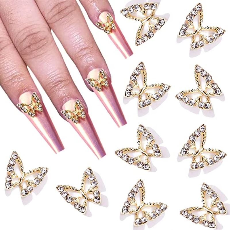10 Pcs Butterfly Alloy Nail Charms 3D Butterfly Zircon Diamond Rhinestone Nails Jewelry Hollow Out DIY Nail Art Decor Accessory*
10 Pcs Butterfly Alloy Nail Charms 3D Butterfly Zircon Diamond Rhinestone Nails Jewelry Hollow Out DIY Nail Art Decor Accessory*