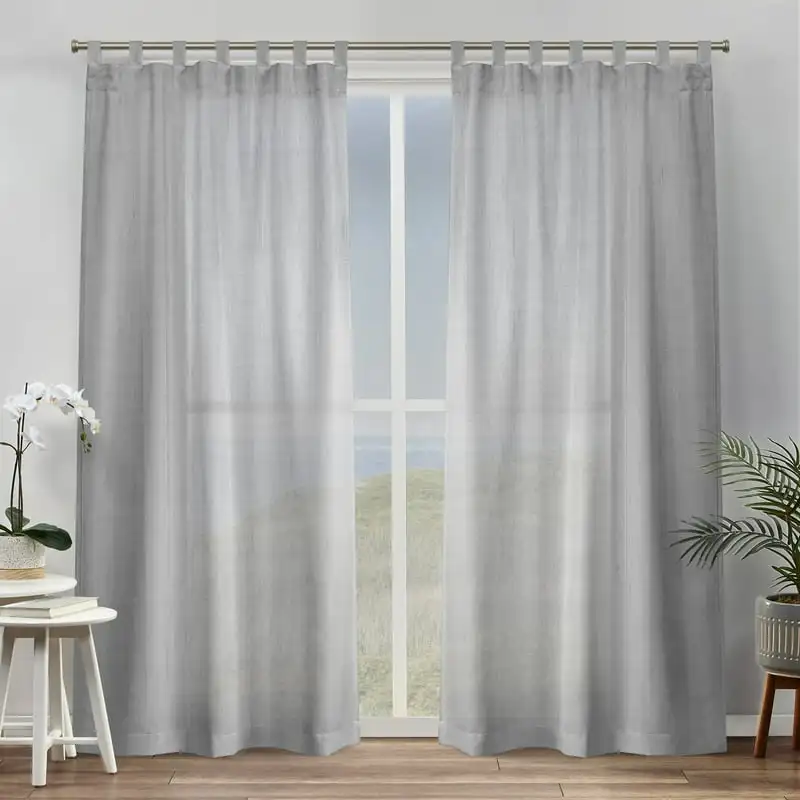 

Tab Top Curtain Panel Pair, 54 Blackout curtains Curtain Shower curtain Curtains for living room Cortinas para decoracion de fie