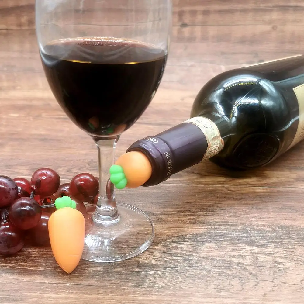 Whiskey Accessories Leak Proof Wine Bottle Stopper Fresh-keeping Bottle Stopper Beer Champagne Carrot Shaped Bottle Cap Closer
Whiskey Accessories Leak Proof Wine Bottle Stopper Fresh-keeping Bottle Stopper Beer Champagne Carrot Shaped Bottle Cap Closer